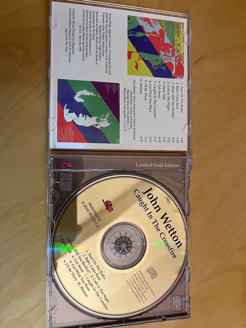 John Wetton Caught In The Crossfire 限定盤