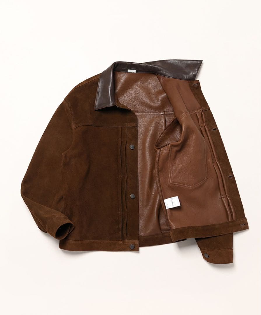 ジャケット・アウター A.presse Suede Leather 1st Type Jacket