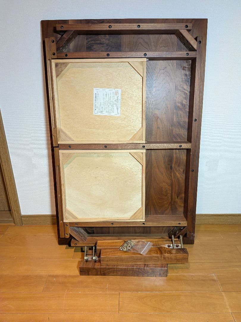 《送料込》無印良品 無垢材ローテーブル ウォールナット デスク 机 MUJI