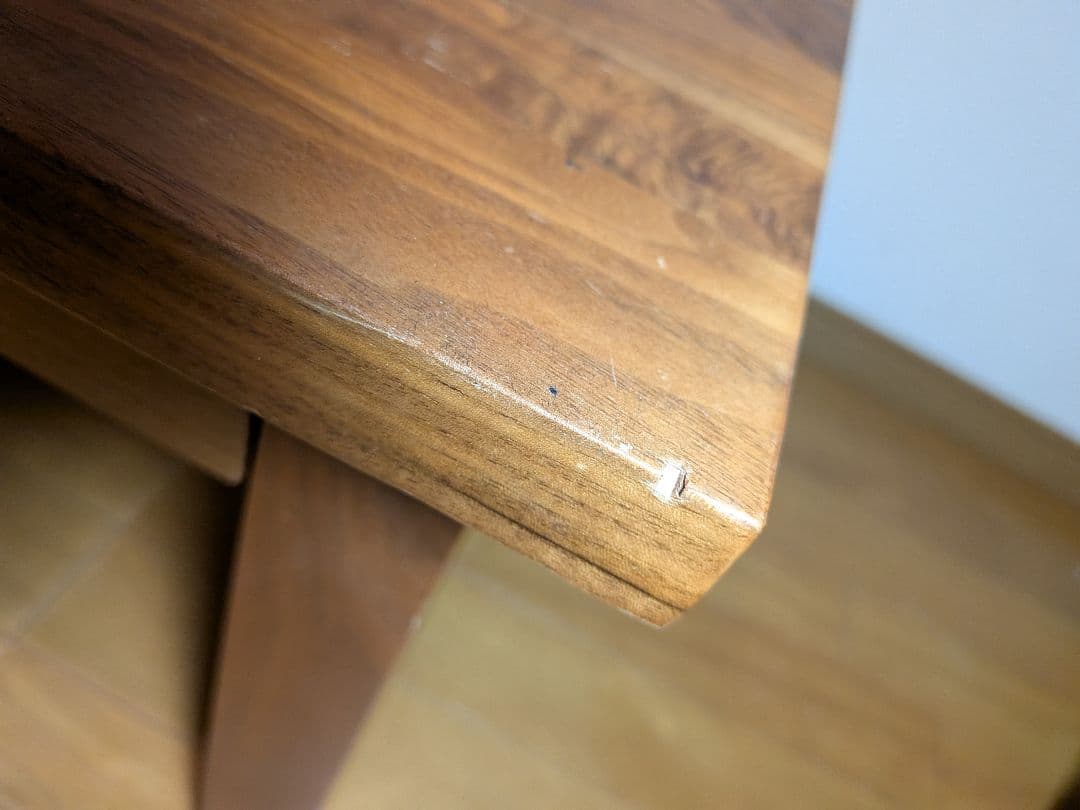 《送料込》無印良品 無垢材ローテーブル ウォールナット デスク 机 MUJI