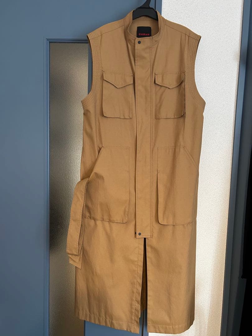 CABaN　24SS　キャバン　ポリエステルコットンポプリン ロングジレ