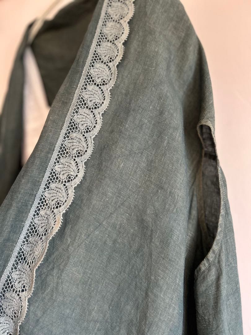 ★*★様 タグ付き 51450円　toujours レース 天然染 インディゴ