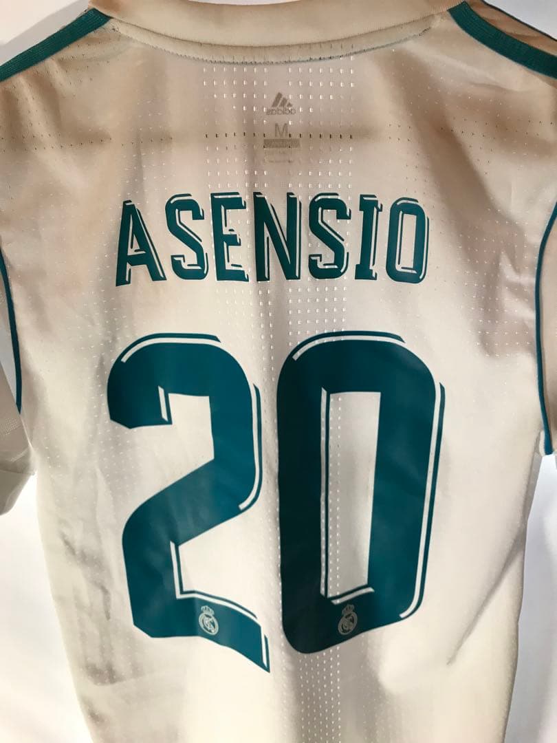 正規品adidasレアル・マドリード「20」マルコ・アセンシオ半袖Mユニフォーム