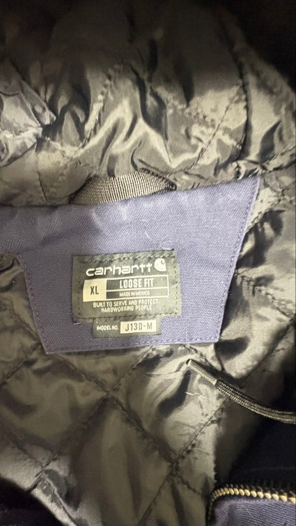 Carhartt J130-M ネイビーXL アクティブジャケット