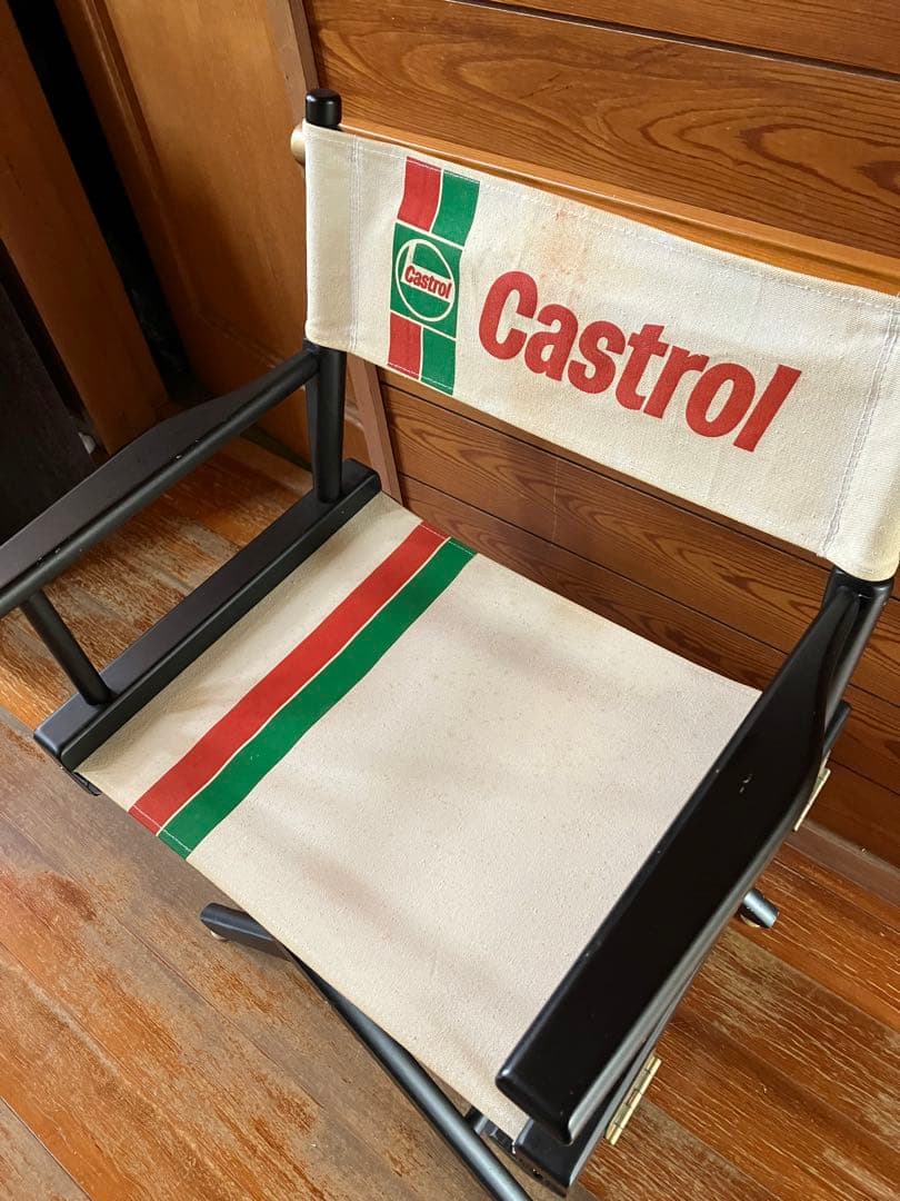 【最終価格！】稀少/ビンテージ/帆布/カストロール/ディレクターズチェア