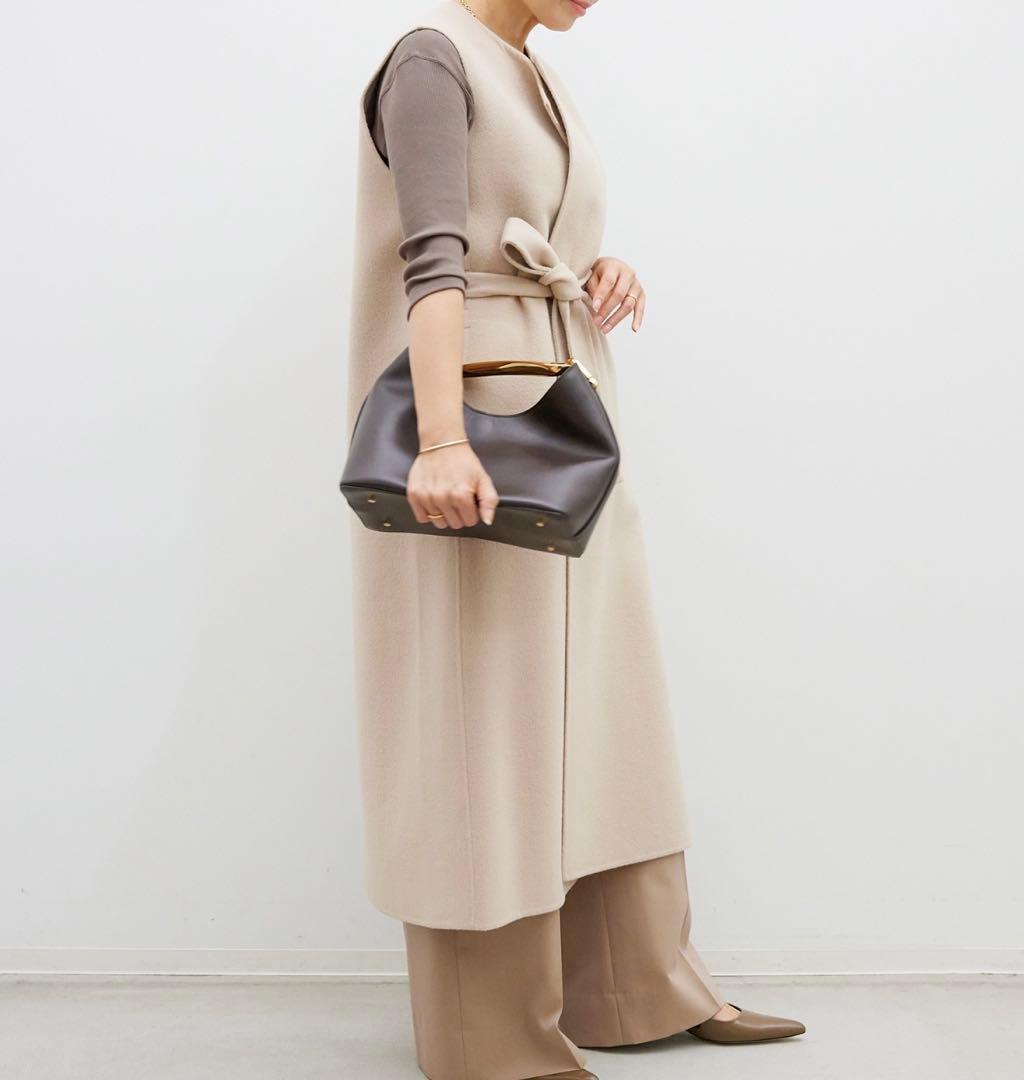 ベ*ル様 ドゥーズィエムクラス　2024AW ウールアンゴラ　ロングベスト　ベー