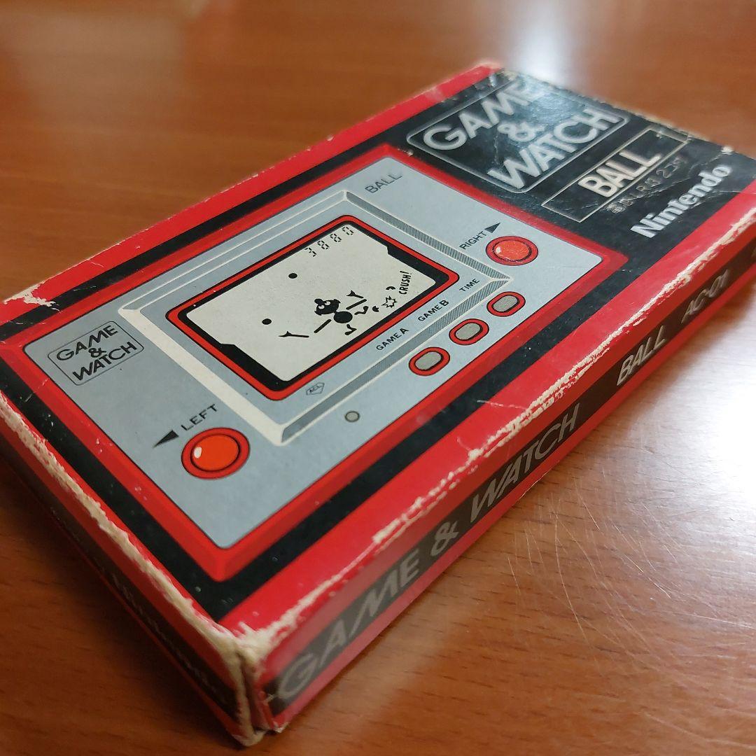 任天堂 GAME & WATCH BALL 1980年初期版 電池蓋なし