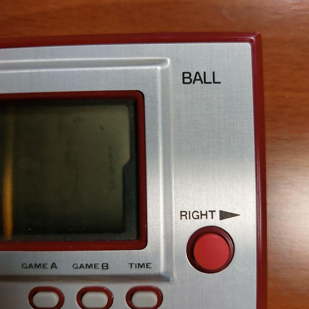 任天堂 GAME & WATCH BALL 1980年初期版 電池蓋なし