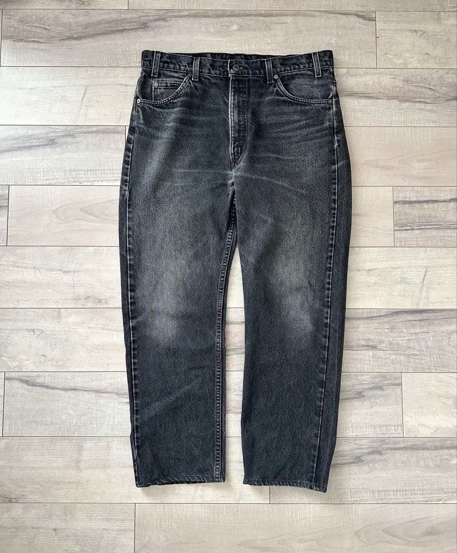 【フェード◎/サイズ◎】 90s USA製 Levi’s 505 ブラック