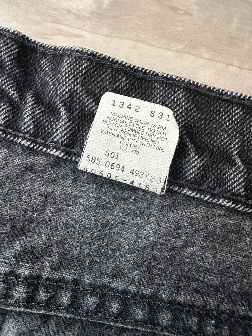 【フェード◎/サイズ◎】 90s USA製 Levi’s 505 ブラック