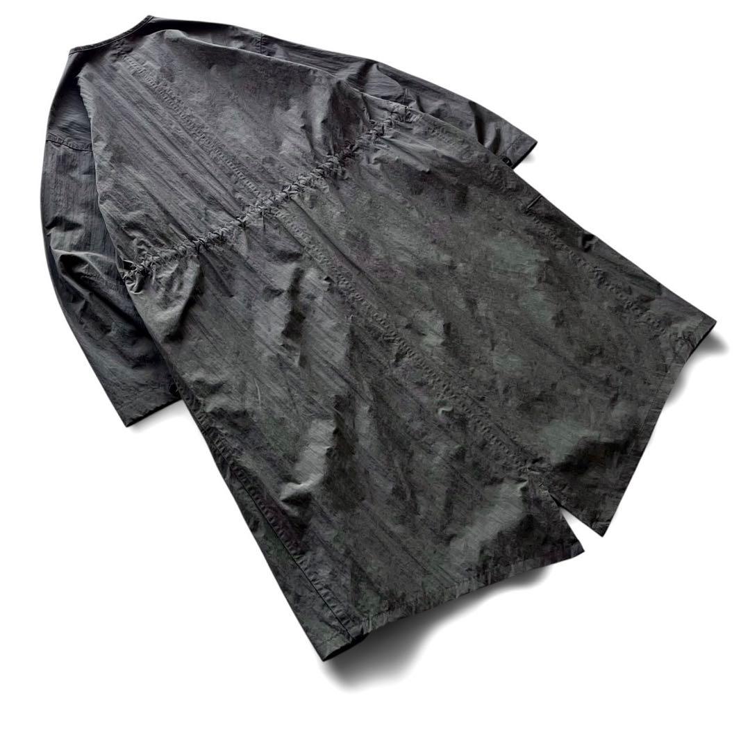 【極美品】orSlow オアスロウ/ノーカラー フィッシュテイル オーバーコート