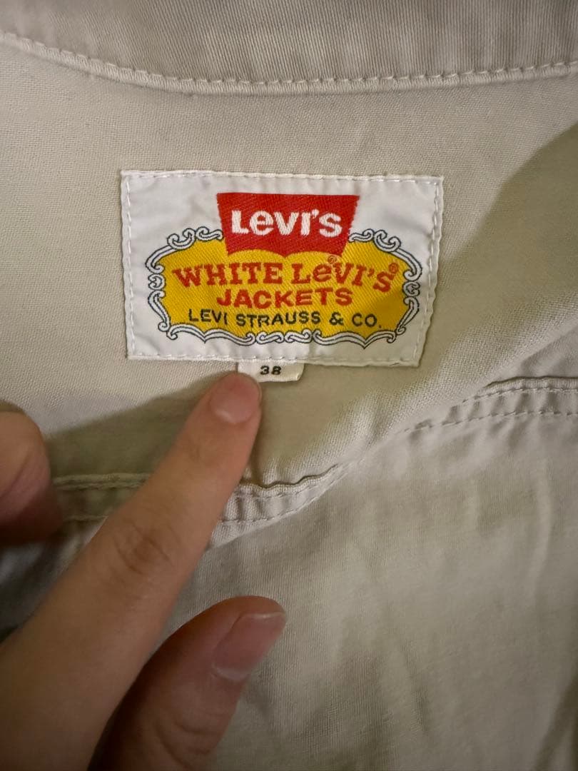 Levi’s White デニムジャケット 80s 90s USA企画