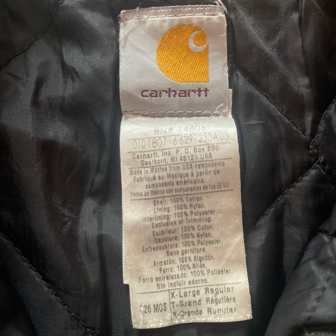 Carhartt MOSグリーン コットンジャケット X-Large