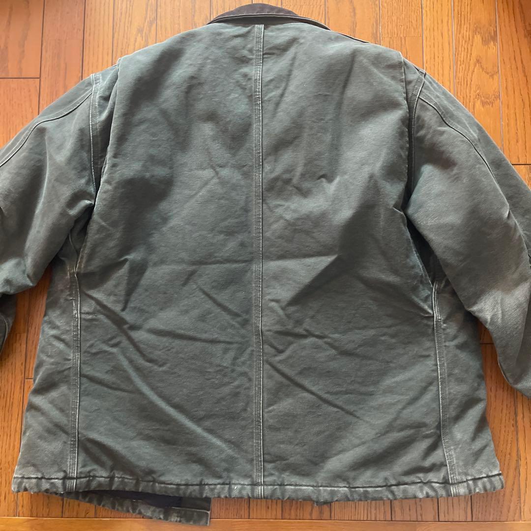 Carhartt MOSグリーン コットンジャケット X-Large