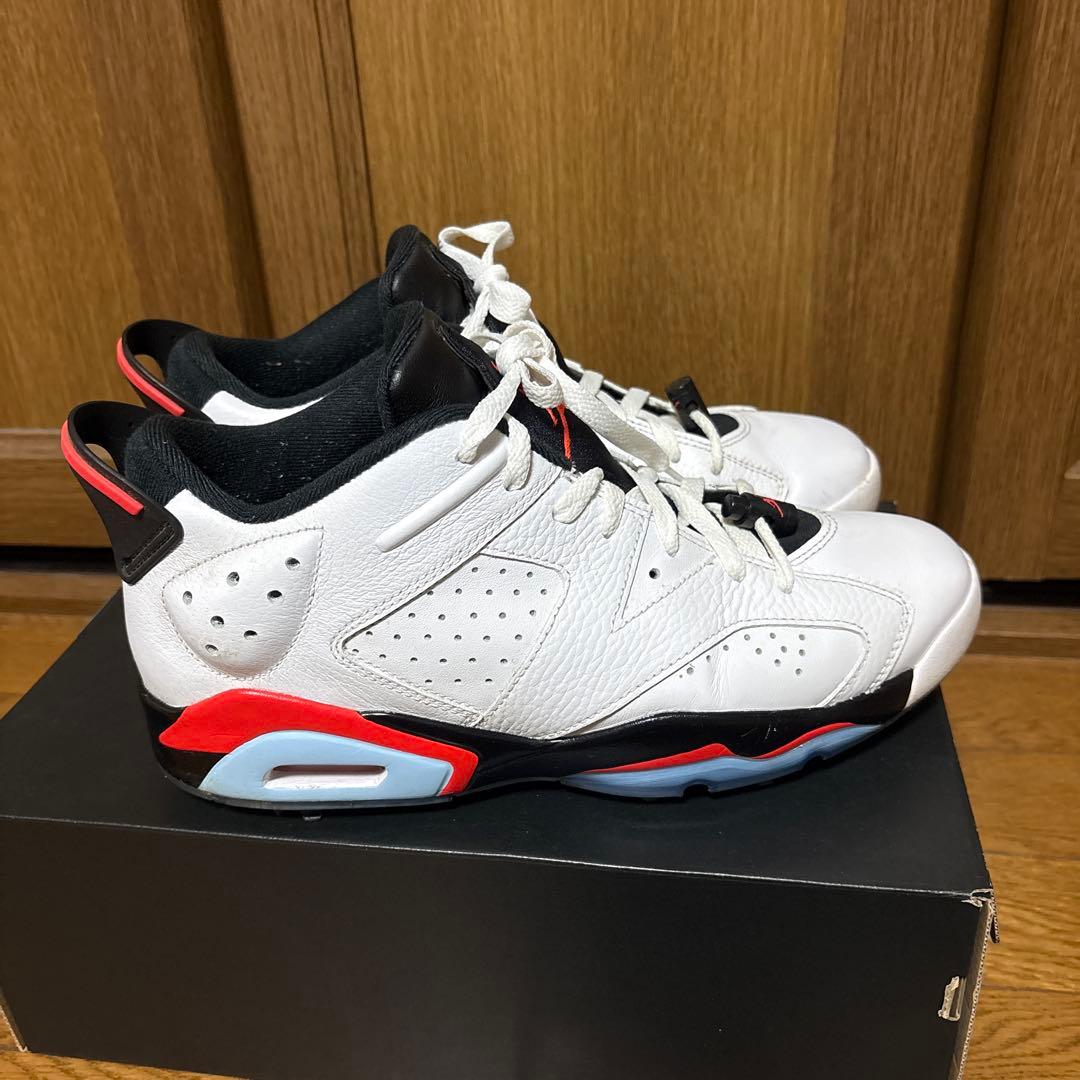 Air Jordan 6 ホワイト　インフラレッド