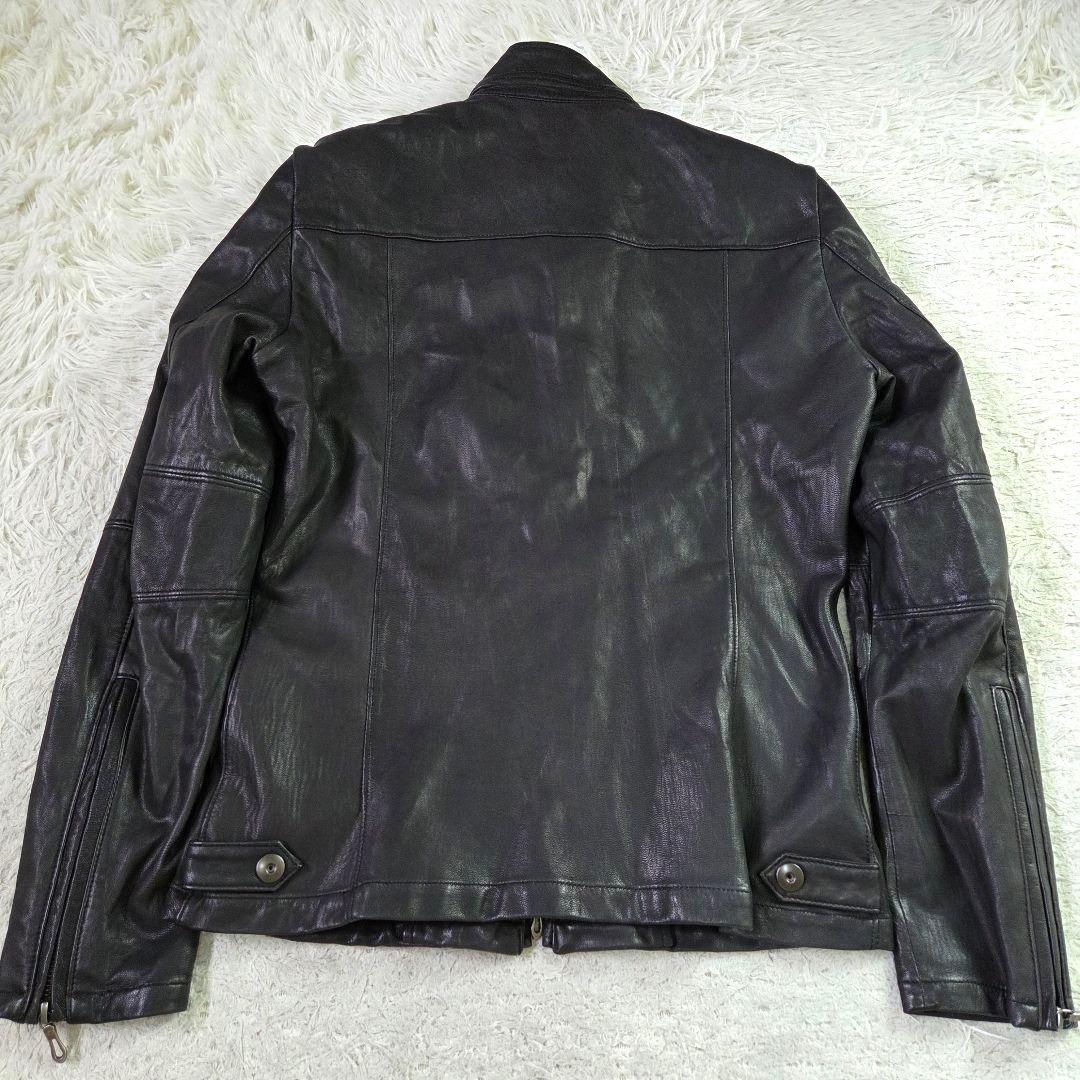 美品 5351POURLESHOMMES ライダースジャケット 羊革 サイズM