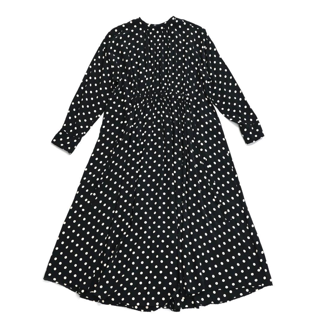 □ 47900★年 SACRA サクラ ポルカドット ロングワンピース