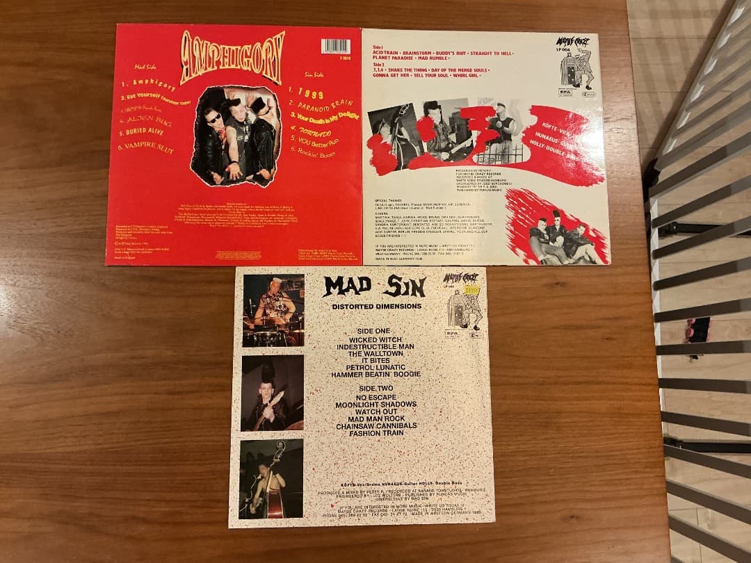 MAD SIN レコード 3枚セット