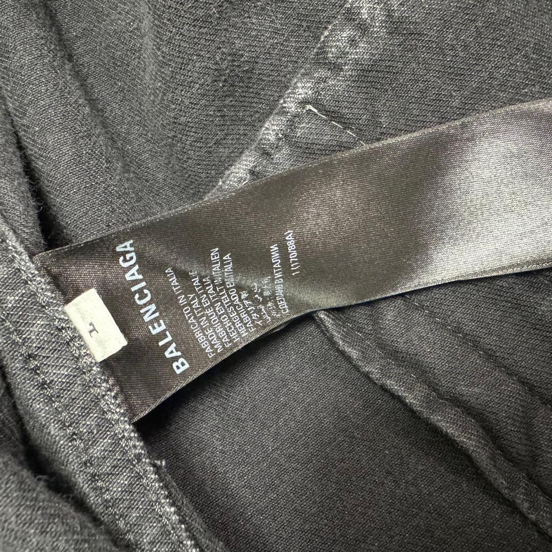 BALENCIAGA サイズ1 22ssメタルロゴウォッシュド デニムジャケット