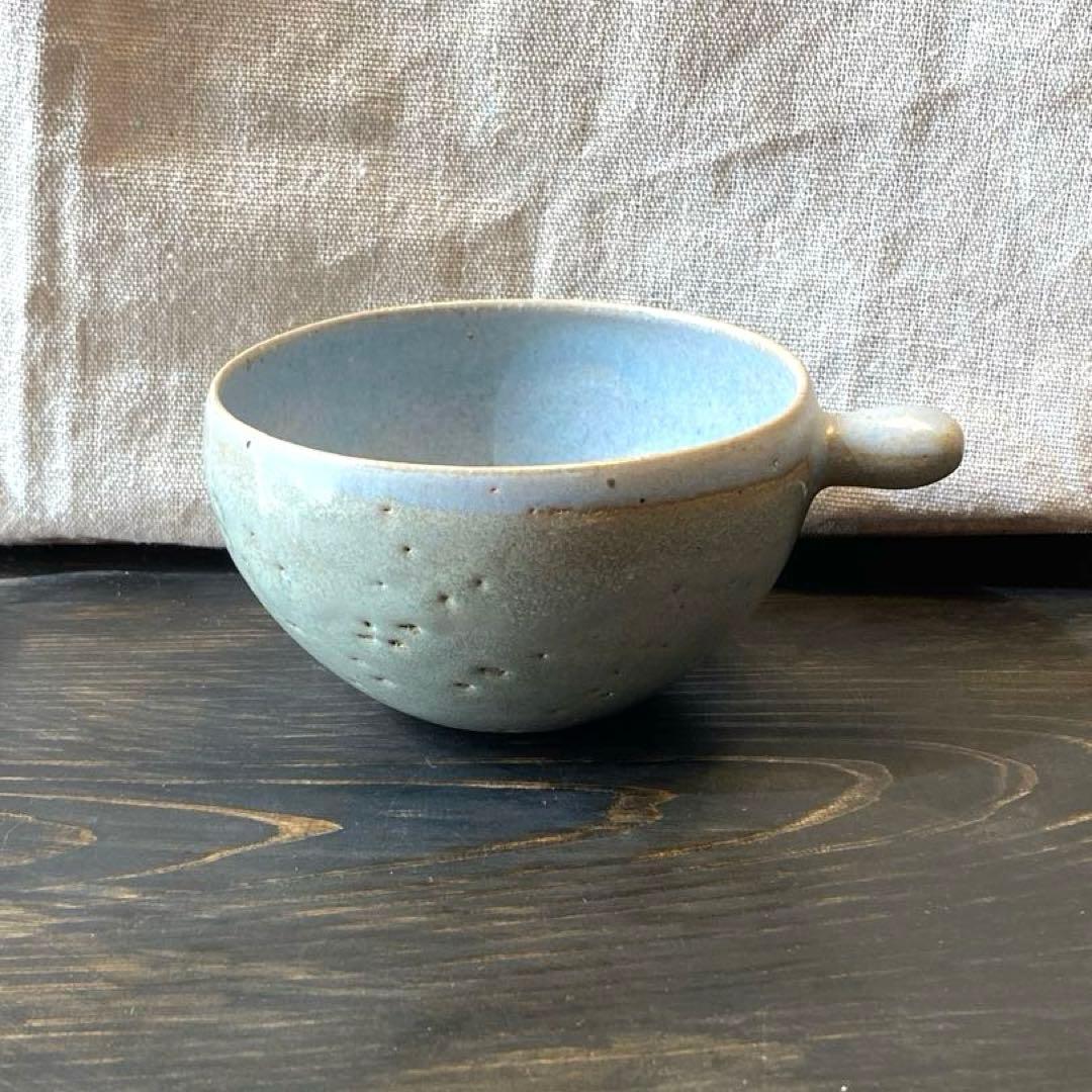 竹村良訓　スープカップ　２つ　貴重　とんすい　カフェオレボウル　一点もの　作家