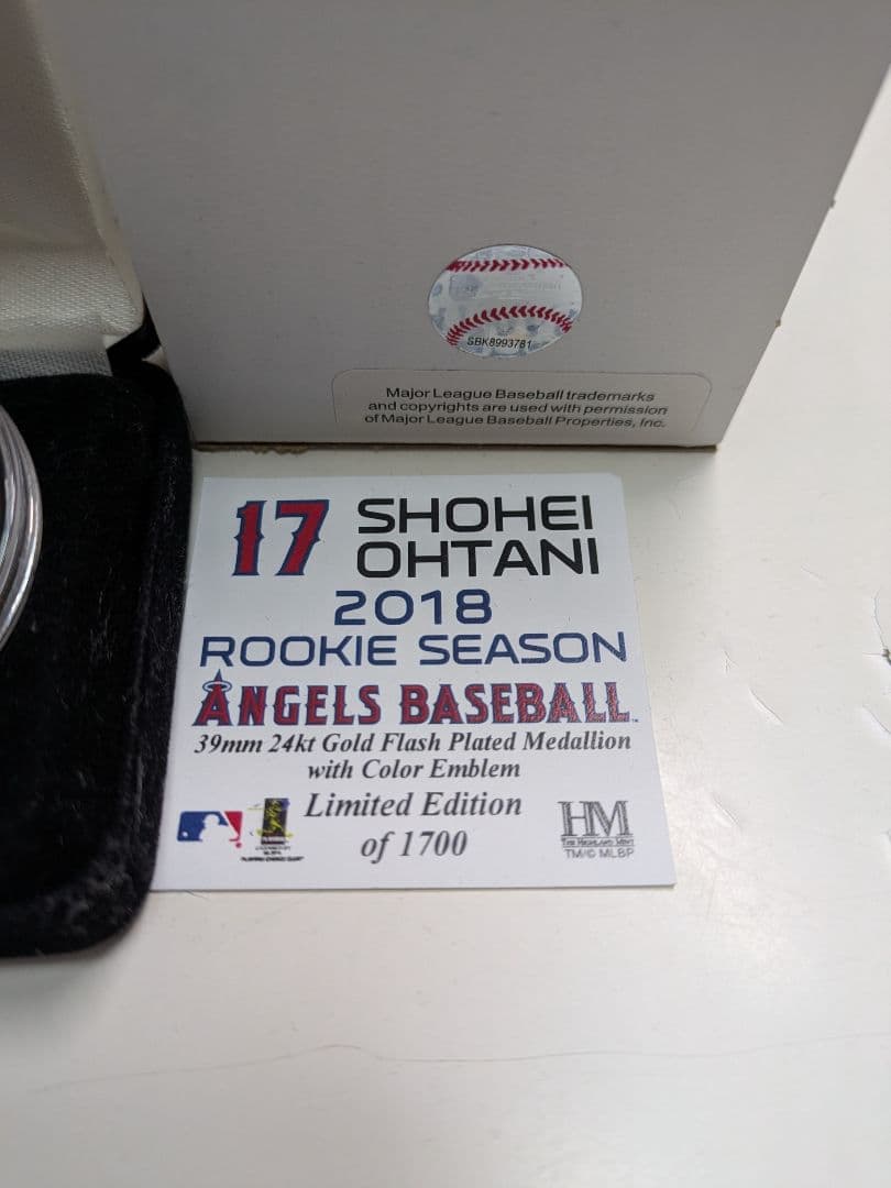 希少　大谷翔平 2018年 ルーキーゴールド 限定1700個　エンゼルス