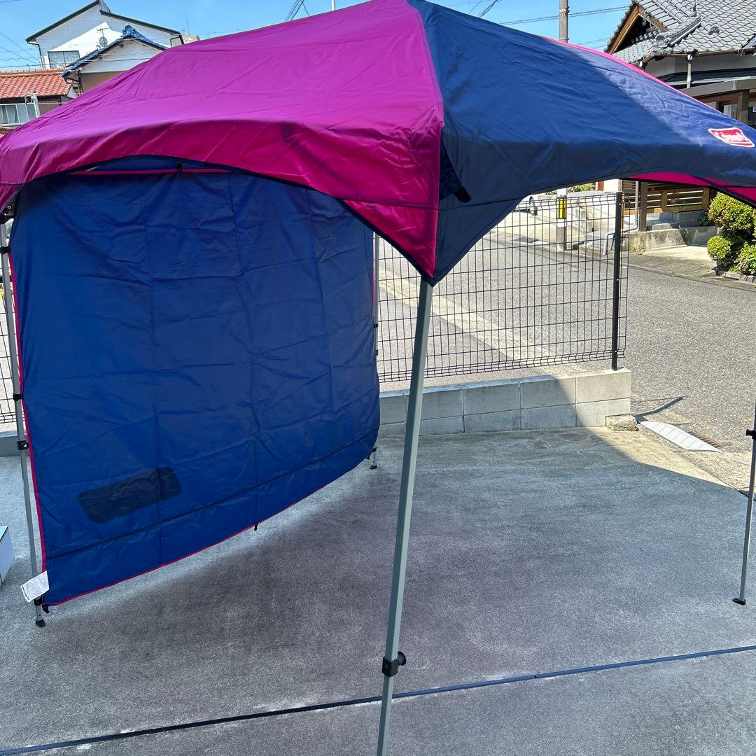 Coleman 大型タープ・シェード ネイビー・ピンク