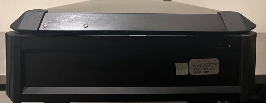 廃盤品 ユニフレーム US-1900 ツインバーナーコンロ ブラック LTD 黒