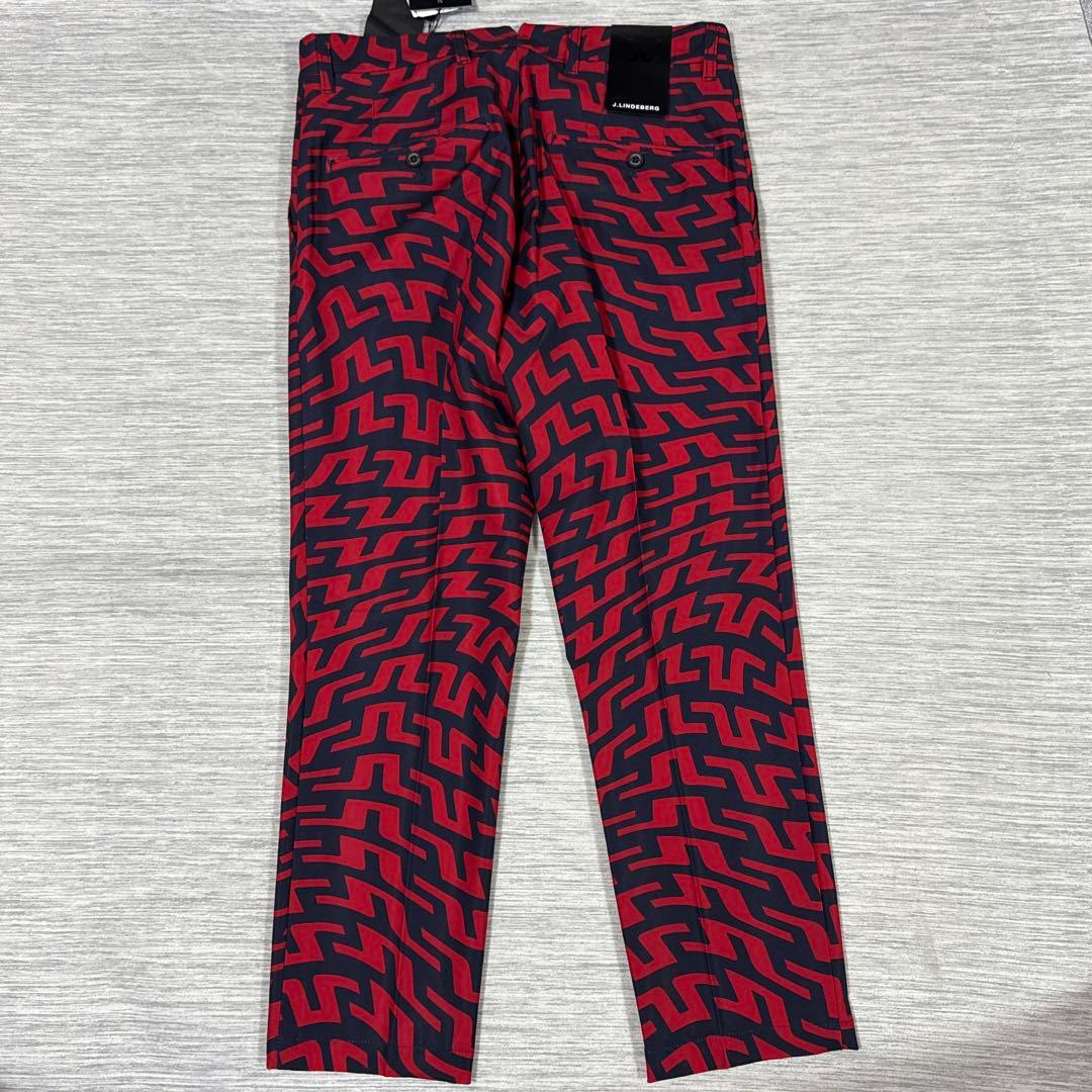 新品　J.LINDEBERG 総柄　パンツ
