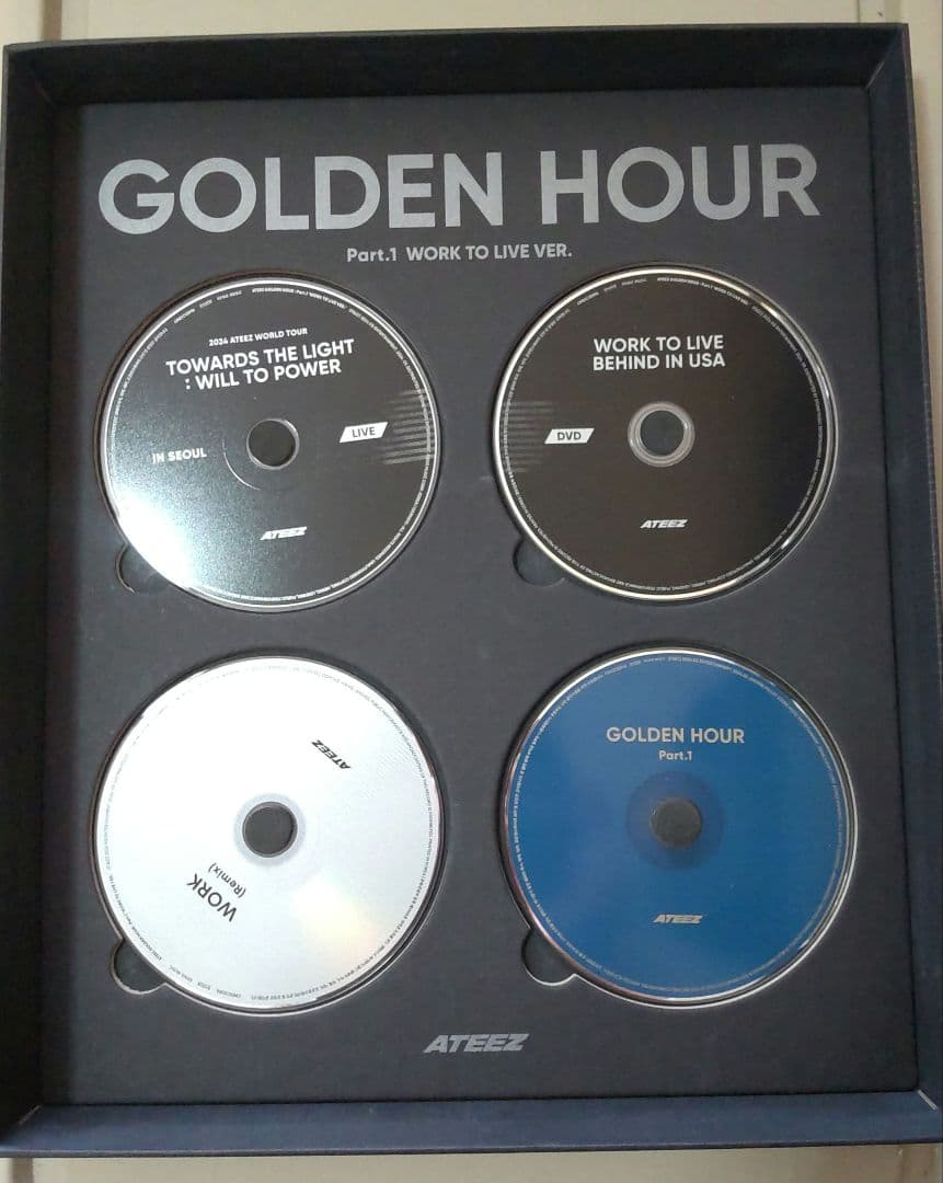 ATEEZ GOLDEN HOUR WORK TO LIVE VER.トレカ付き