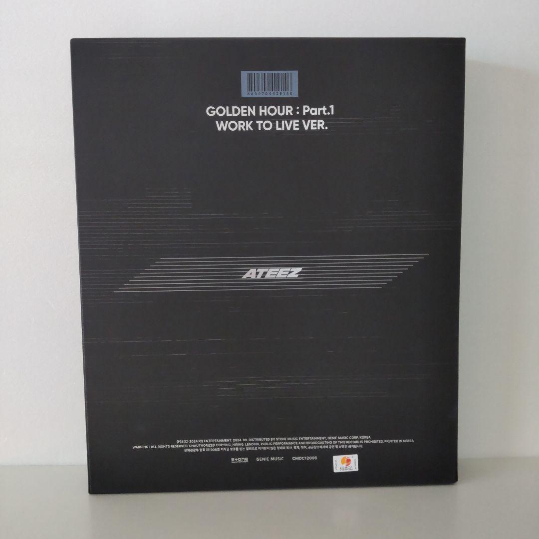 ATEEZ GOLDEN HOUR WORK TO LIVE VER.トレカ付き
