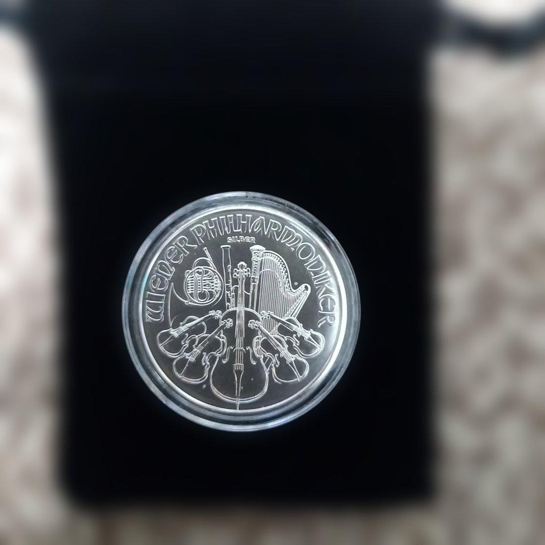 【保証書付き】　ウィーン銀貨1オンス2021年新品(純銀99.9%)