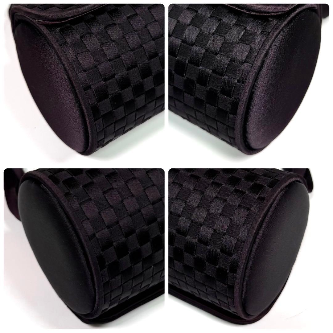 極美品　HANAE MORI HM 森英恵 ハンドバッグ　パーティバッグ　手編み