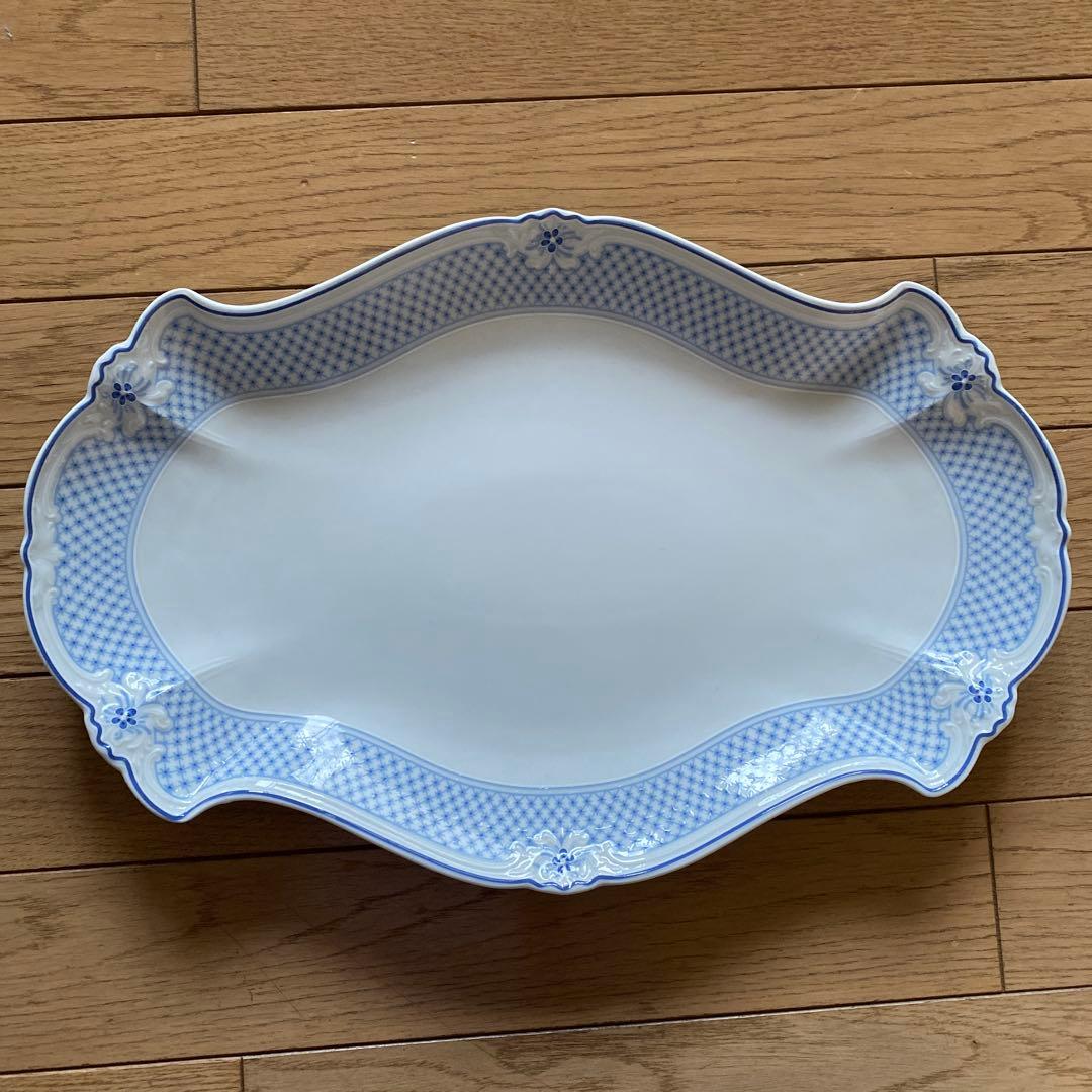 【美品】フッチェンロイター　エステール　オーバルプレート　大きめ