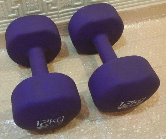 ソフトダンベル 12kg 2個セット カラーダンベル