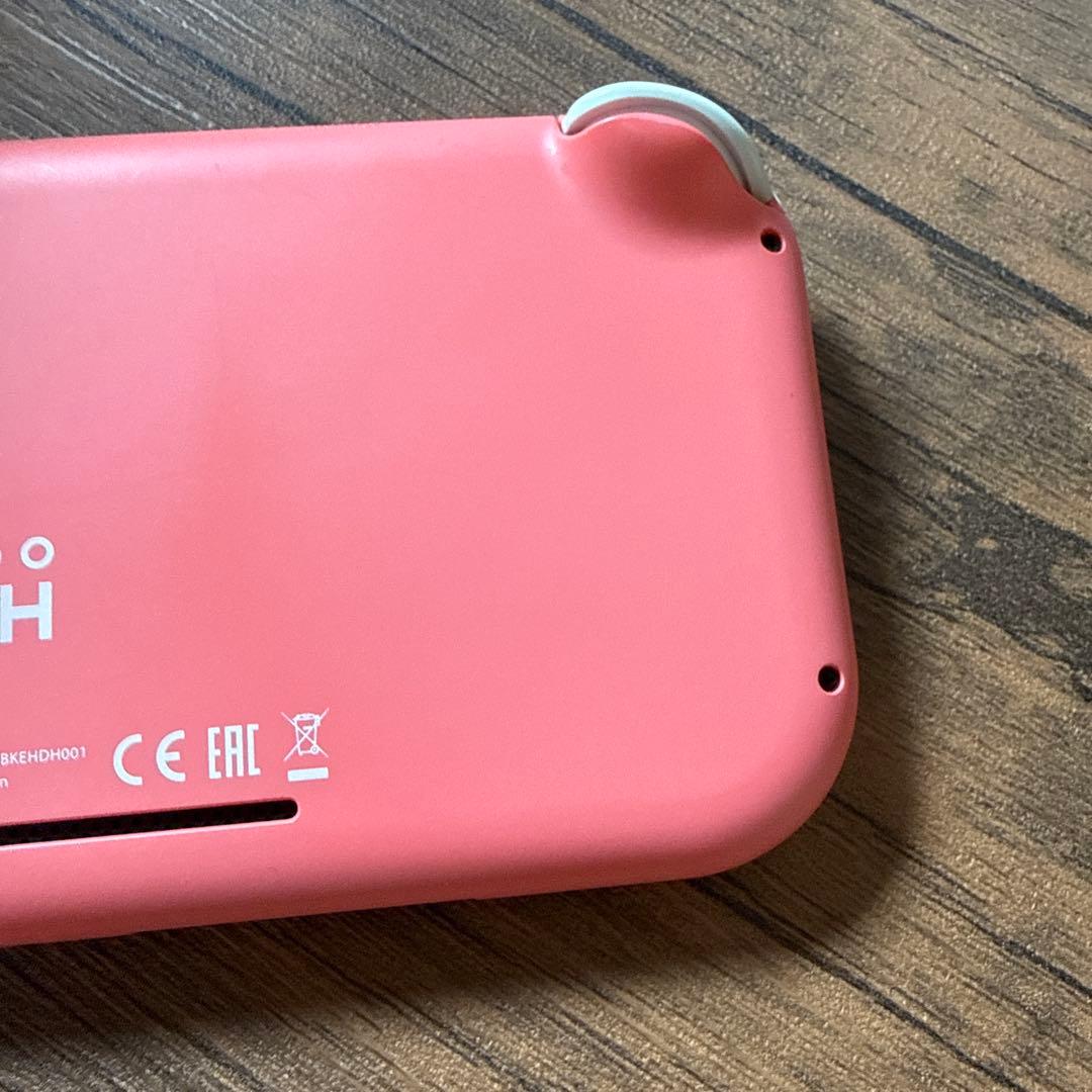 箱とアダプタ無しNintendo Switch Lite コーラルピンク