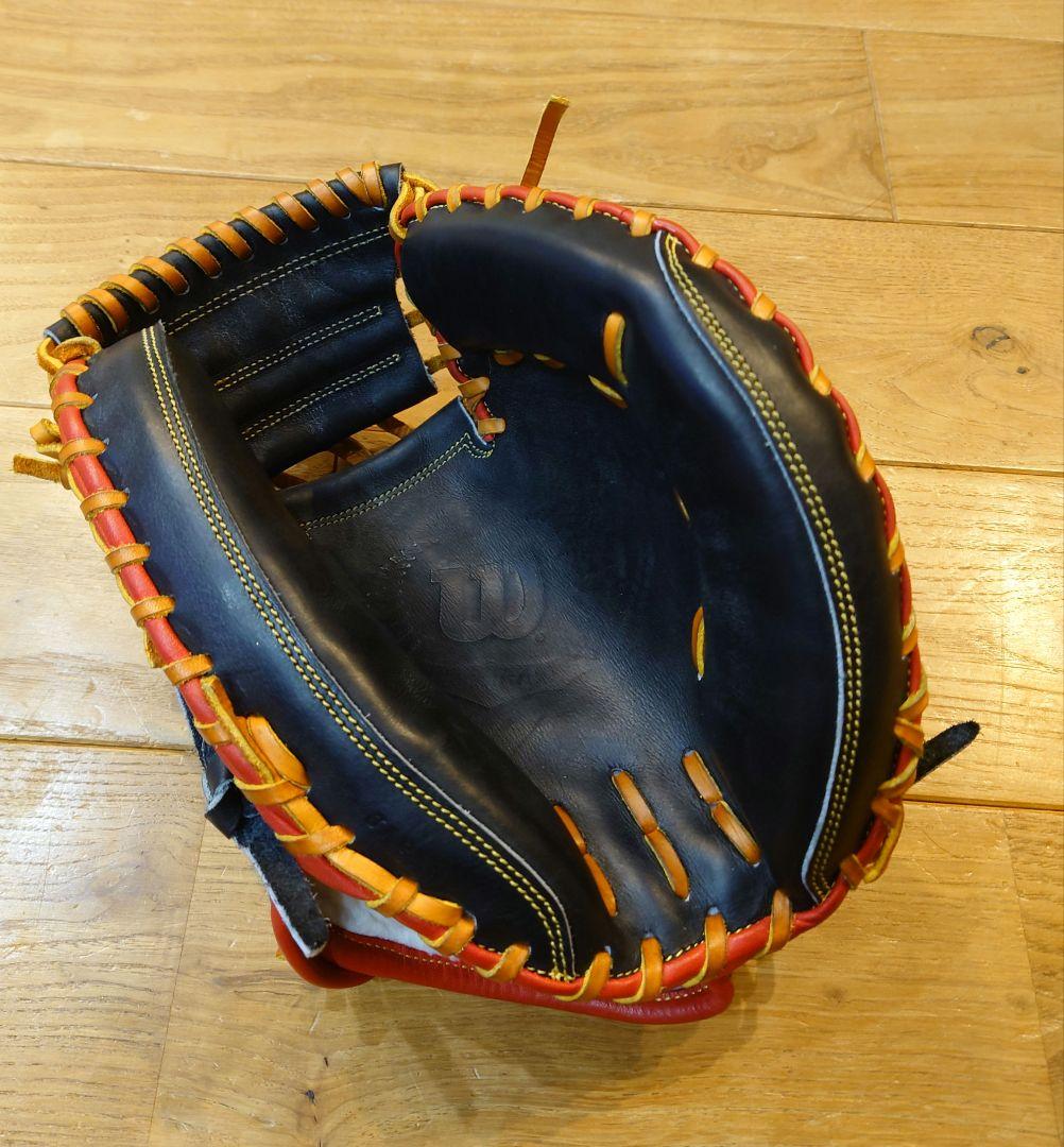 ウィルソン キャッチャーミット トレーニングミット 型付け ラベル交換済