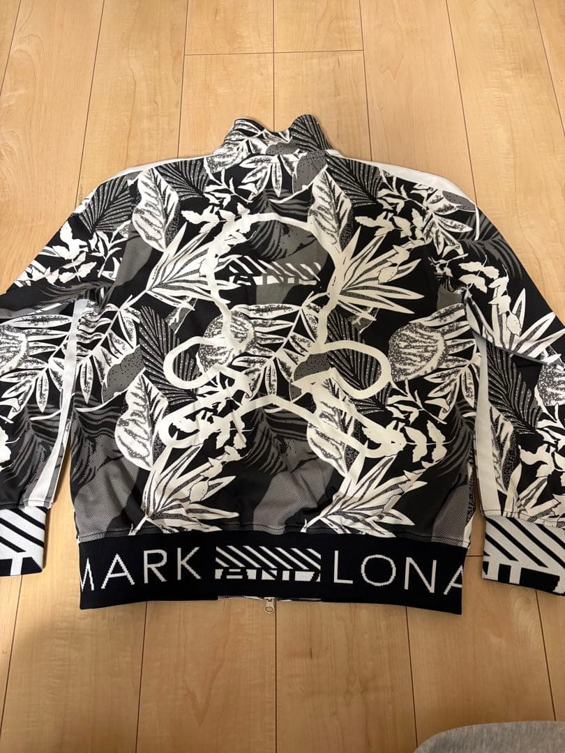 MARK LONA ジップアップジャケット モノクロ上下