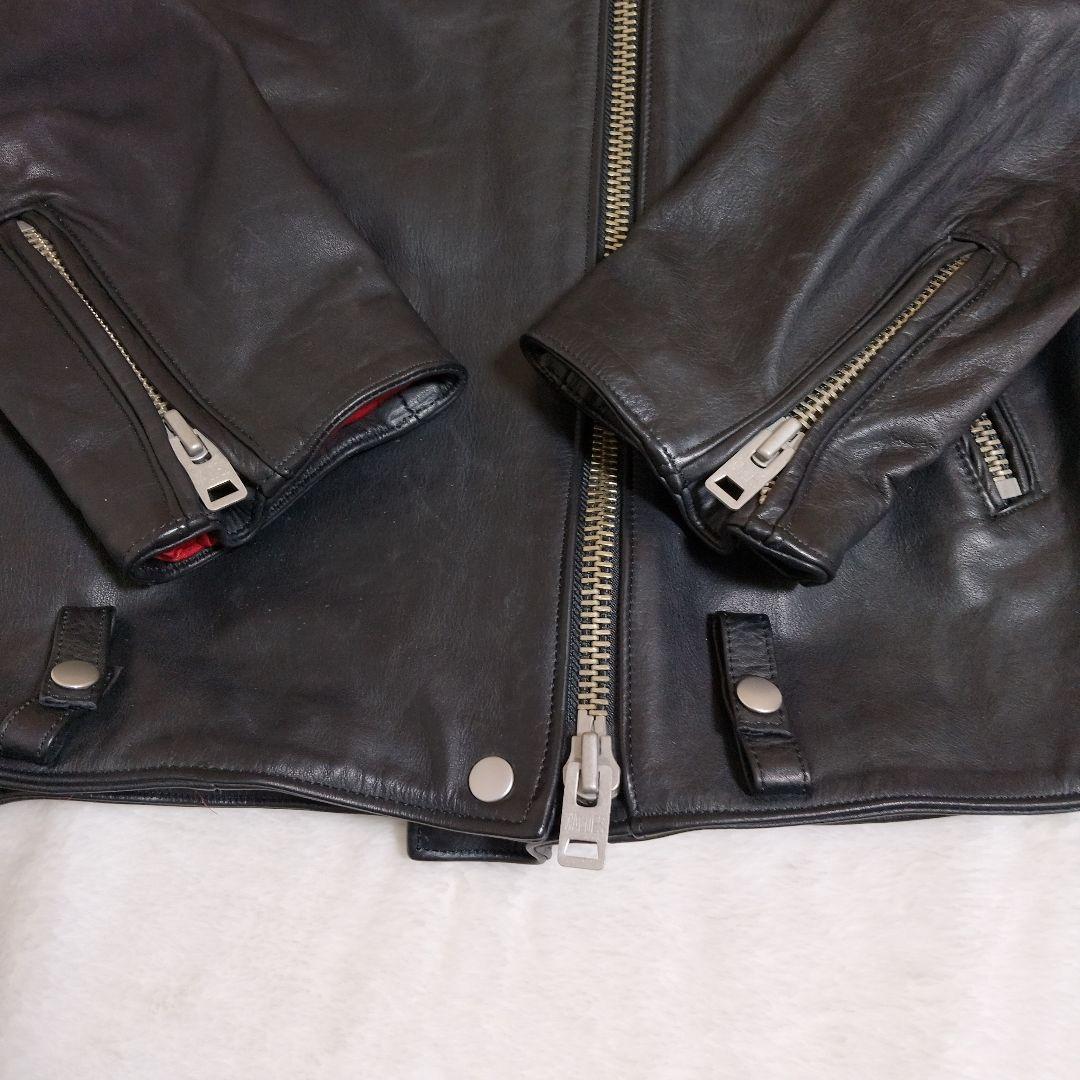 【美品】Sisii シシ　ダブルライダース　ジャケット　牛革　日本製　M