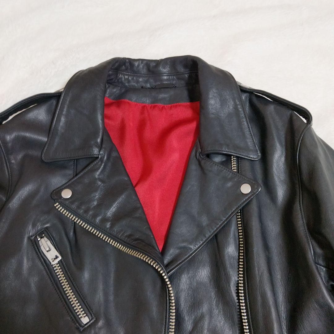 【美品】Sisii シシ　ダブルライダース　ジャケット　牛革　日本製　M
