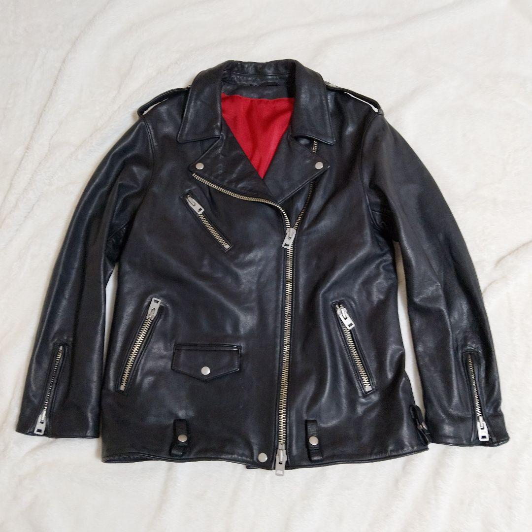 【美品】Sisii シシ　ダブルライダース　ジャケット　牛革　日本製　M