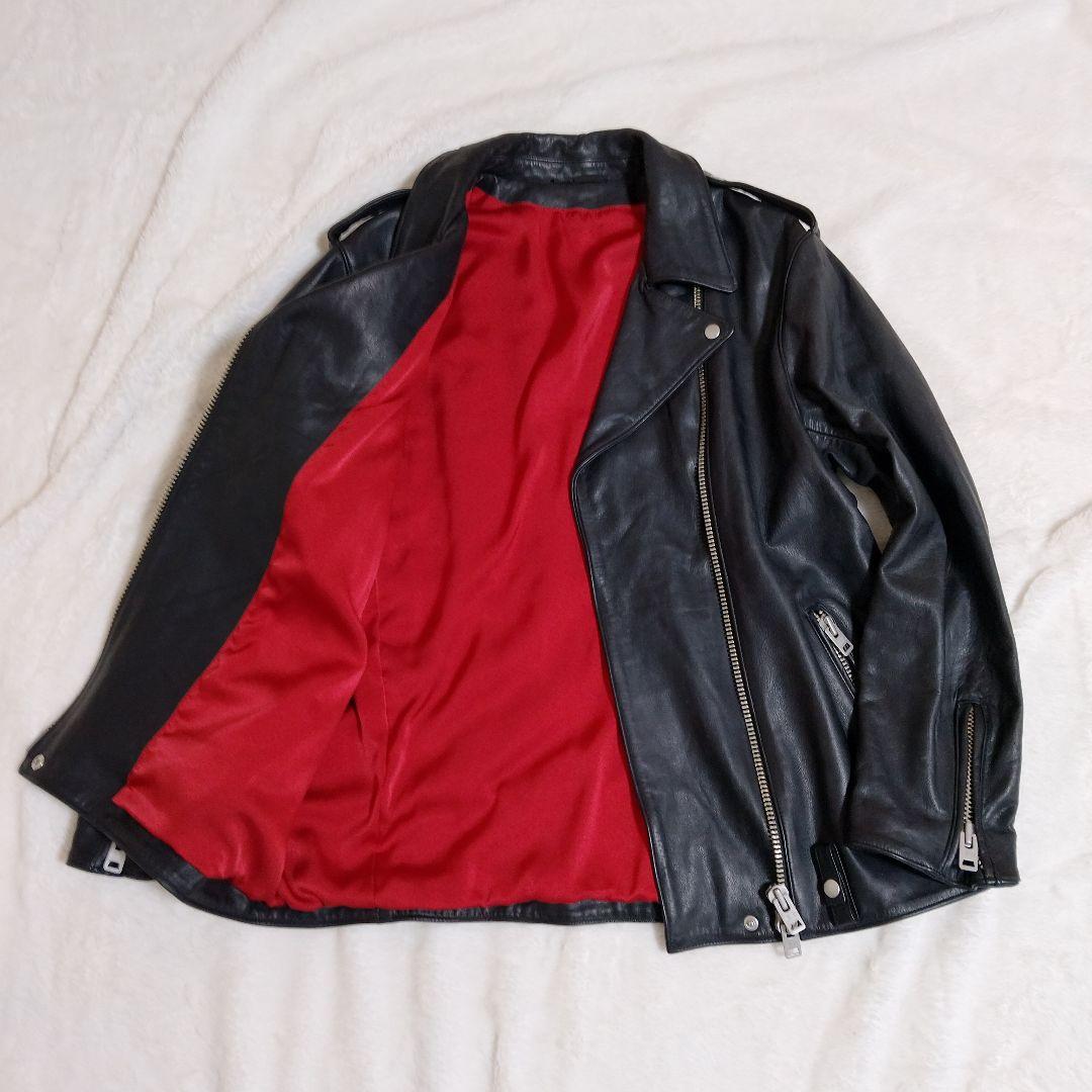 【美品】Sisii シシ　ダブルライダース　ジャケット　牛革　日本製　M