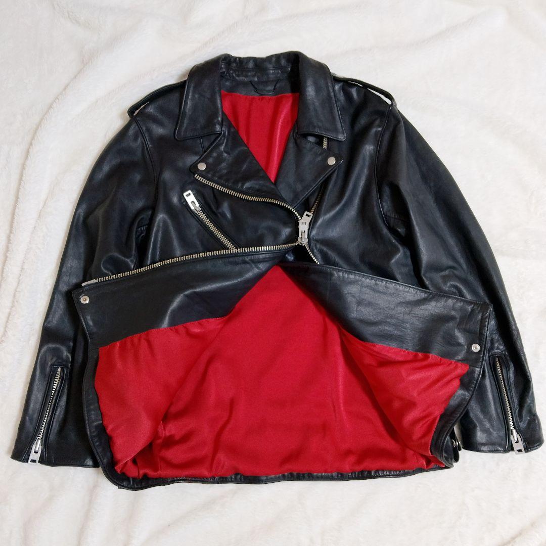 【美品】Sisii シシ　ダブルライダース　ジャケット　牛革　日本製　M