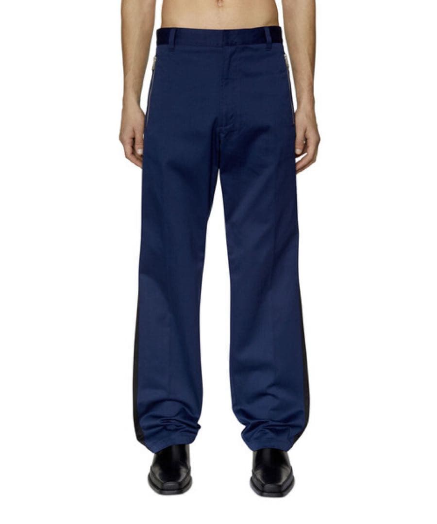 【定価3.3万】DIESEL ルーズフィット サイドライン パンツ 34