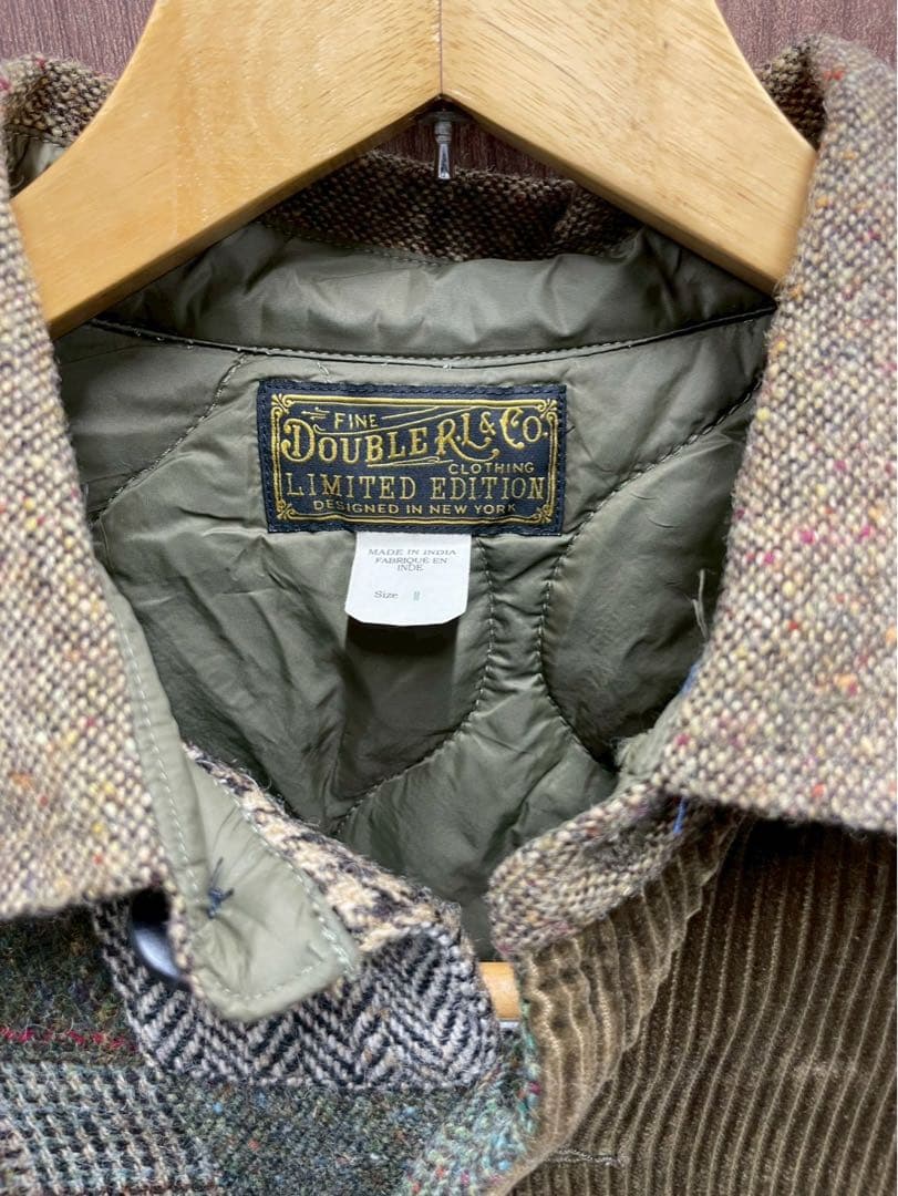 【RRL】パッチワークオーバーシャツ