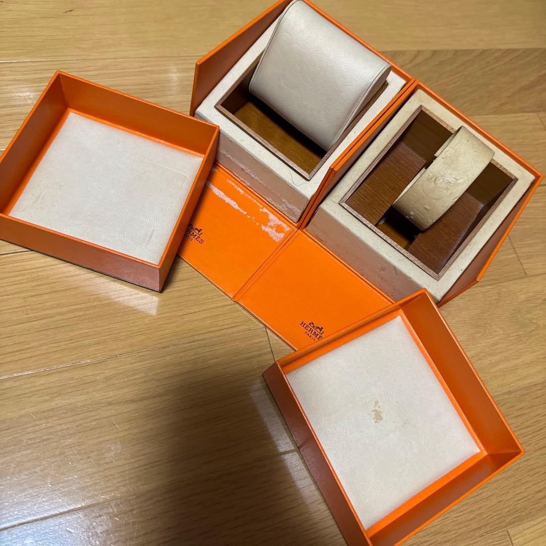 エルメス　空箱　時計用　2個セット　まとめ売り　オレンジ