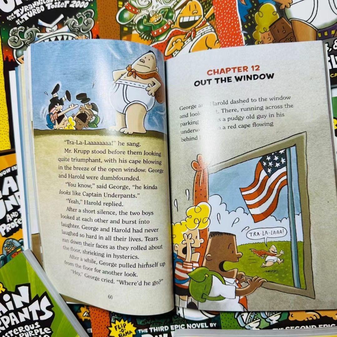 新品 Captain Underpants 14冊セット英語絵本 洋書
