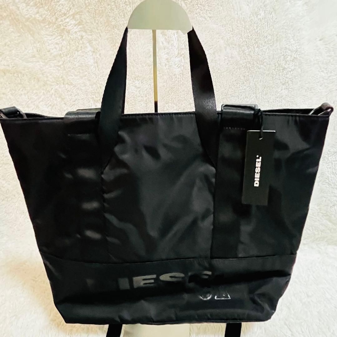 DIESEL ディーゼル 3wayトートバッグ 新品タグ付き ブラック×イエロー