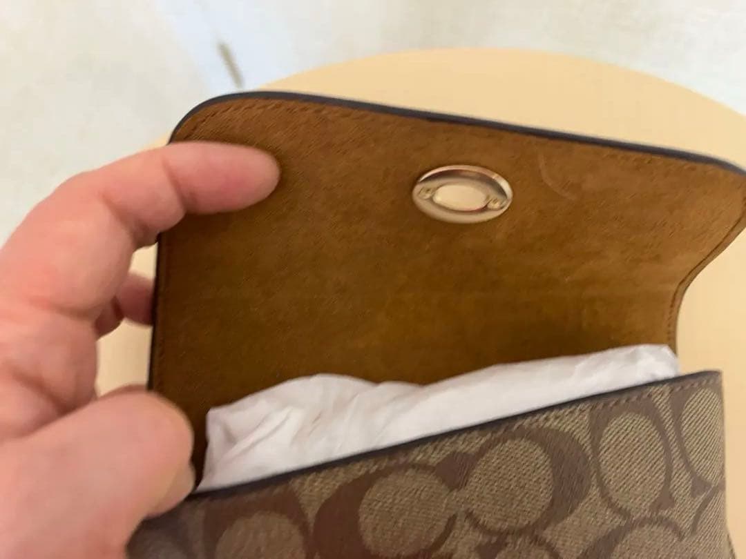 値下げしました　新品　正規品✨Coach メガネケース　キャンバス　かわいい