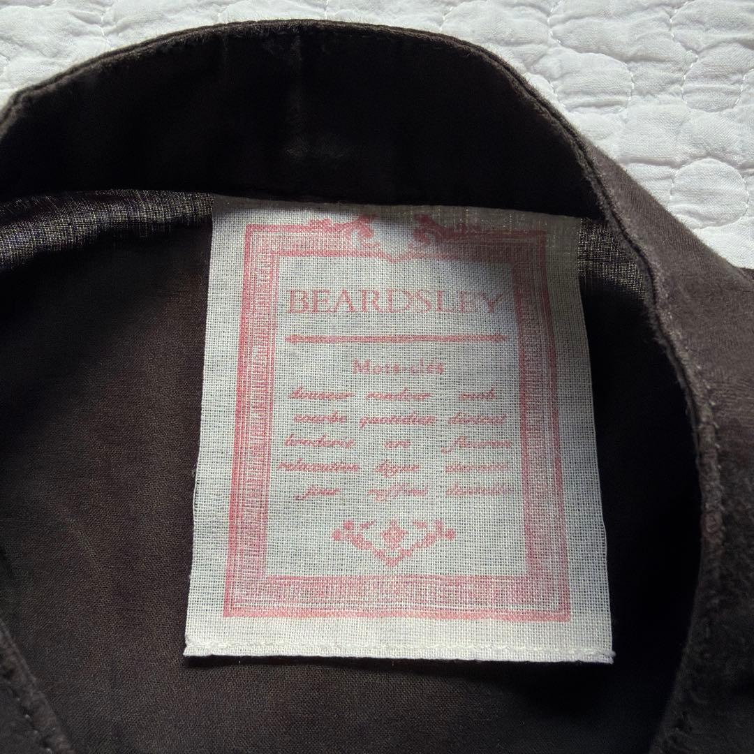 BEARDSLEY ビアズリー　ギャザーワンピース ゆったり　グレー サイズ0