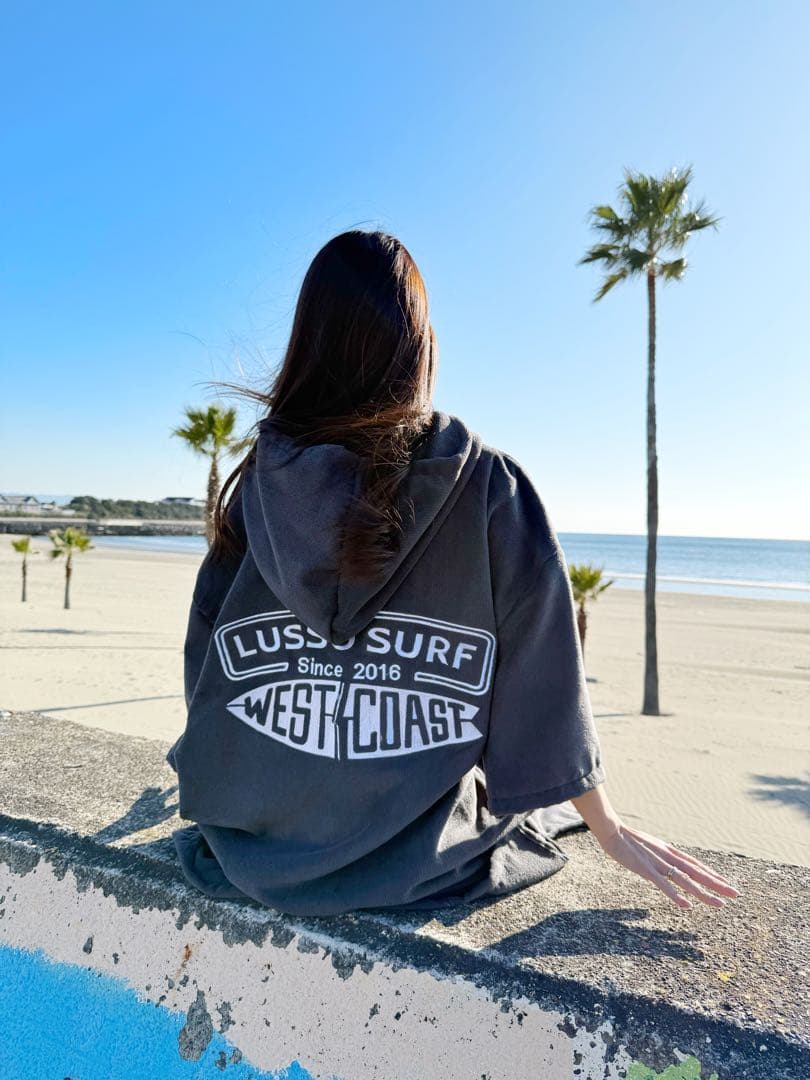 まいまいモデル♡LUSSO SURF お着替えポンチョ　グレー　送料込み